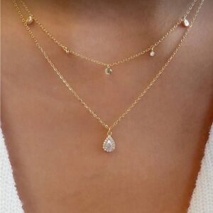 Gold layered necklace